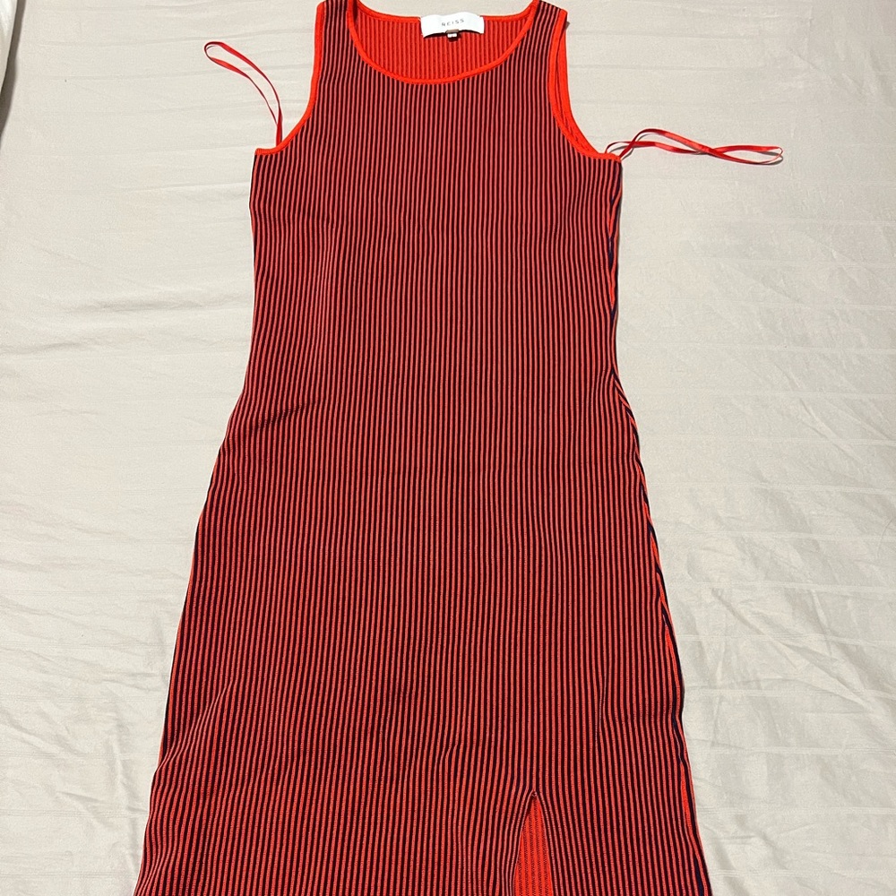 Reiss Charlie Midi Knit Dress